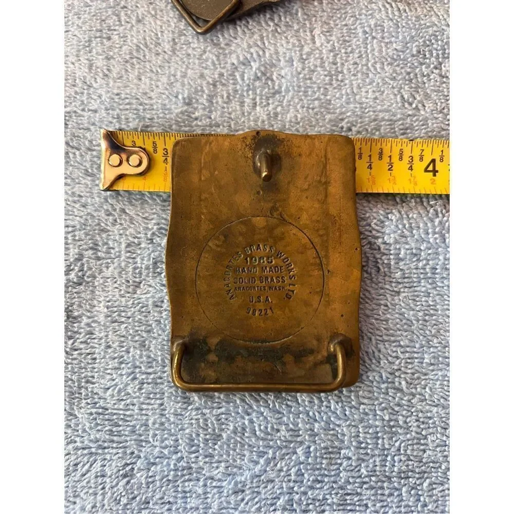 Vintage Metric Constructors Belt Buckle